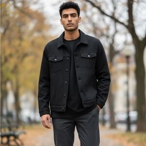 NWOT Express Men's Charcoal Field Jacket M